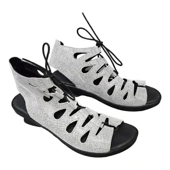 Wolky Seminyak Gladiator Sandals - Women's Leather Lace Up - Size 11/42 Comfort - Picture 2 of 8